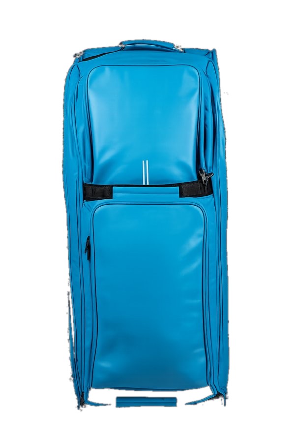 Cricket kit bag - blue with black trim